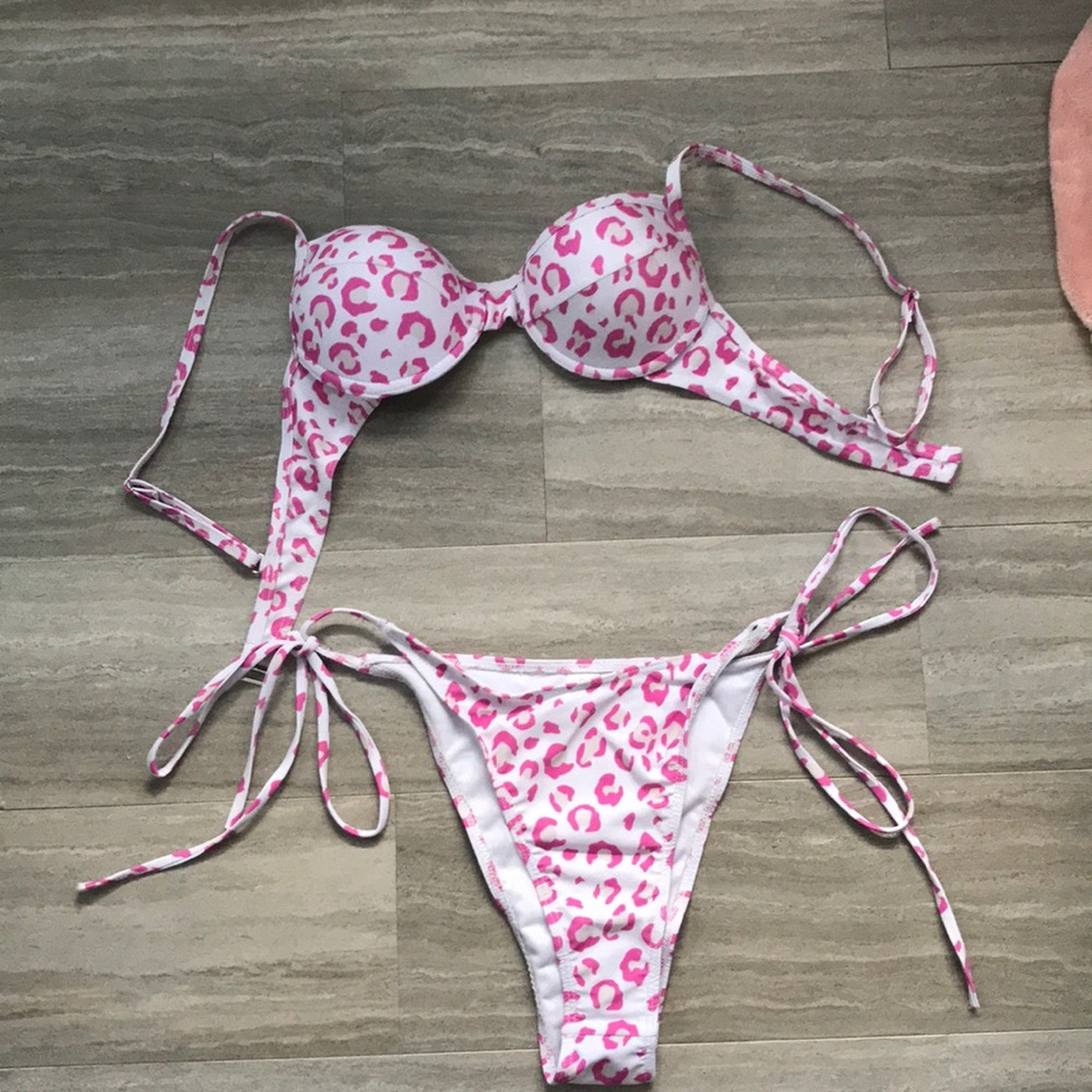 Cheetah print bikini